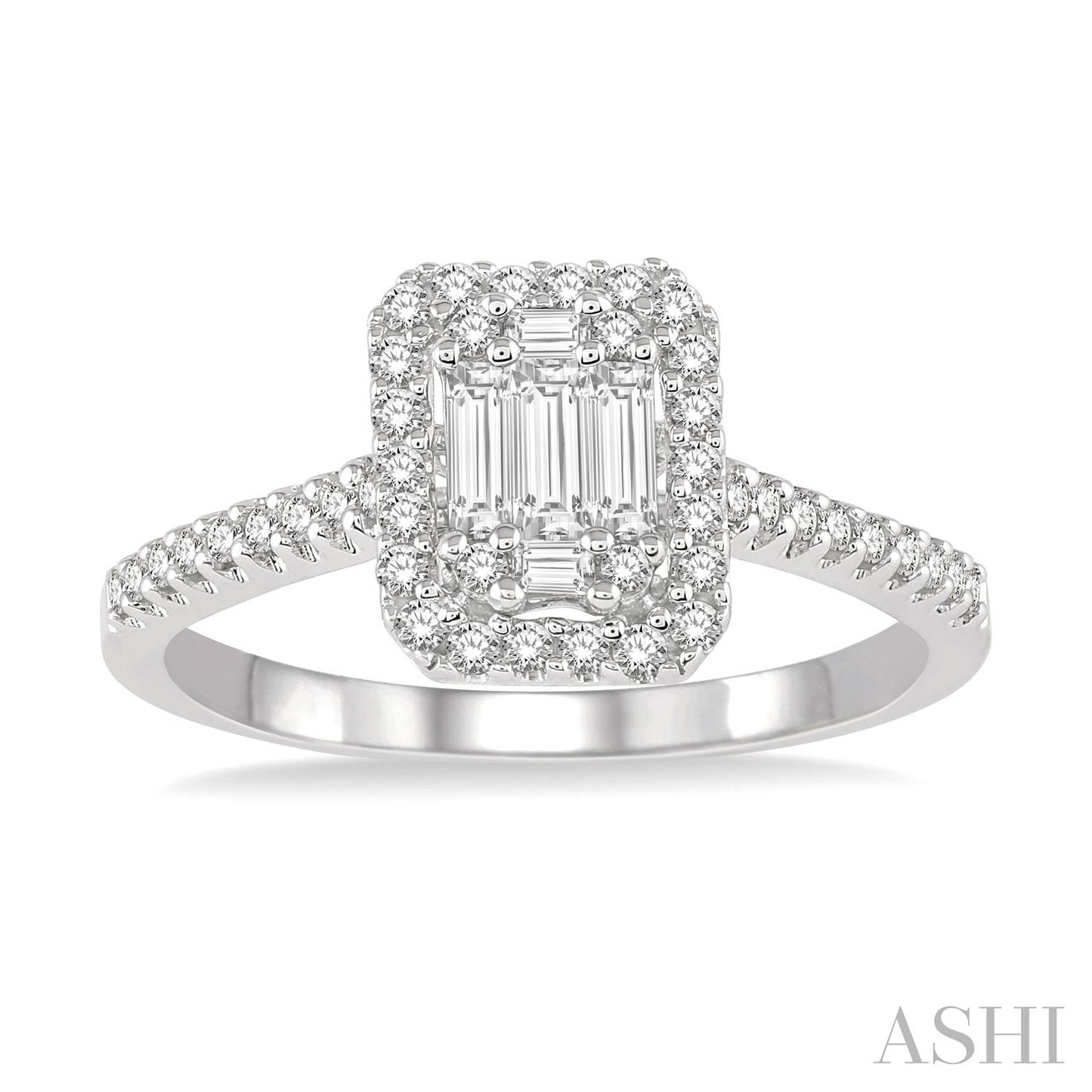 Fusion Diamond Engagement Ring