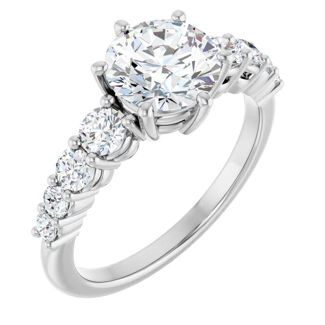 Custom 4 Carat Diamond Engagement Ring