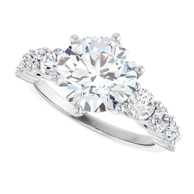 Custom 4 Carat Diamond Engagement Ring