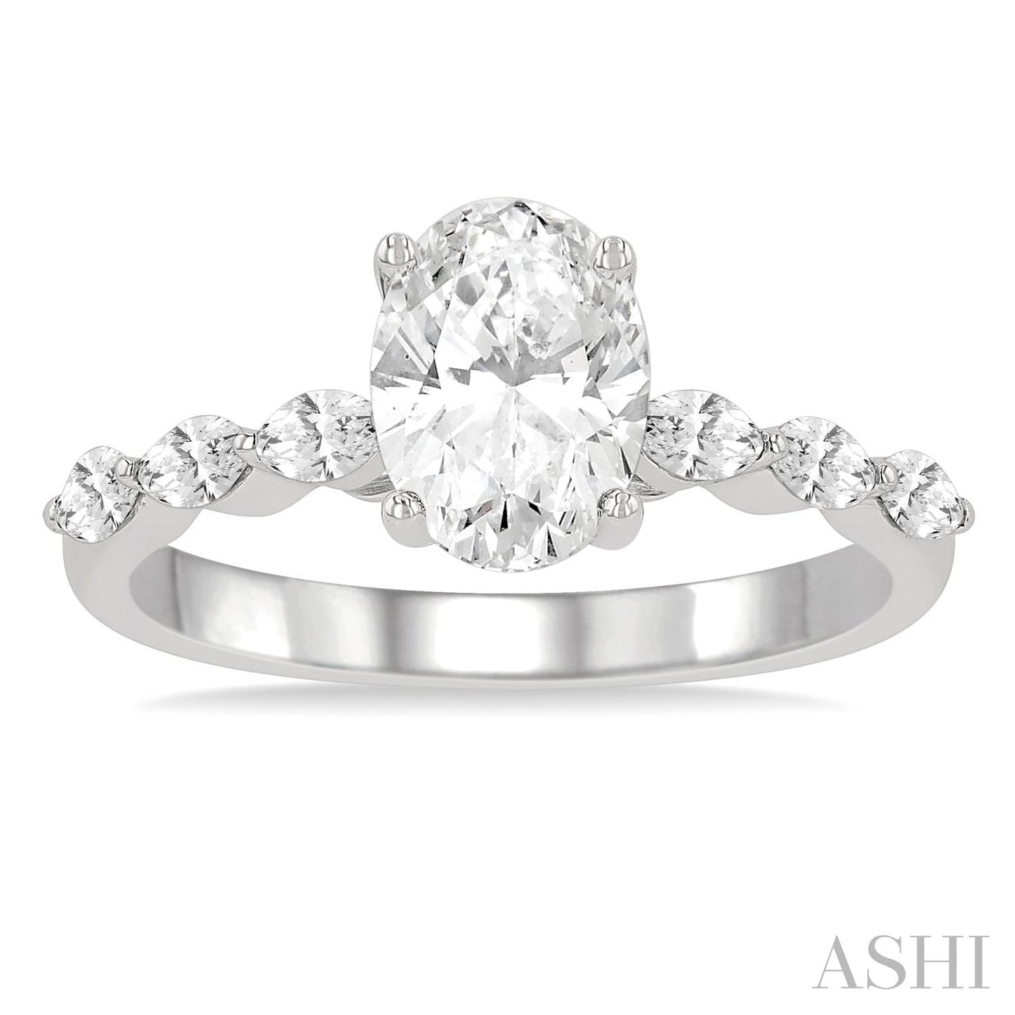 Oval Diamond Engagement Ring