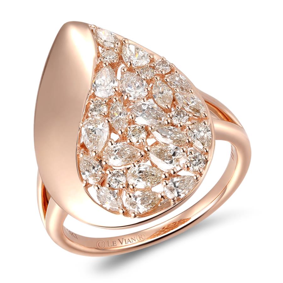 LeVian Creme Brulee Ring Nude Diamonds in 14K Gold Gemmas Jewelers