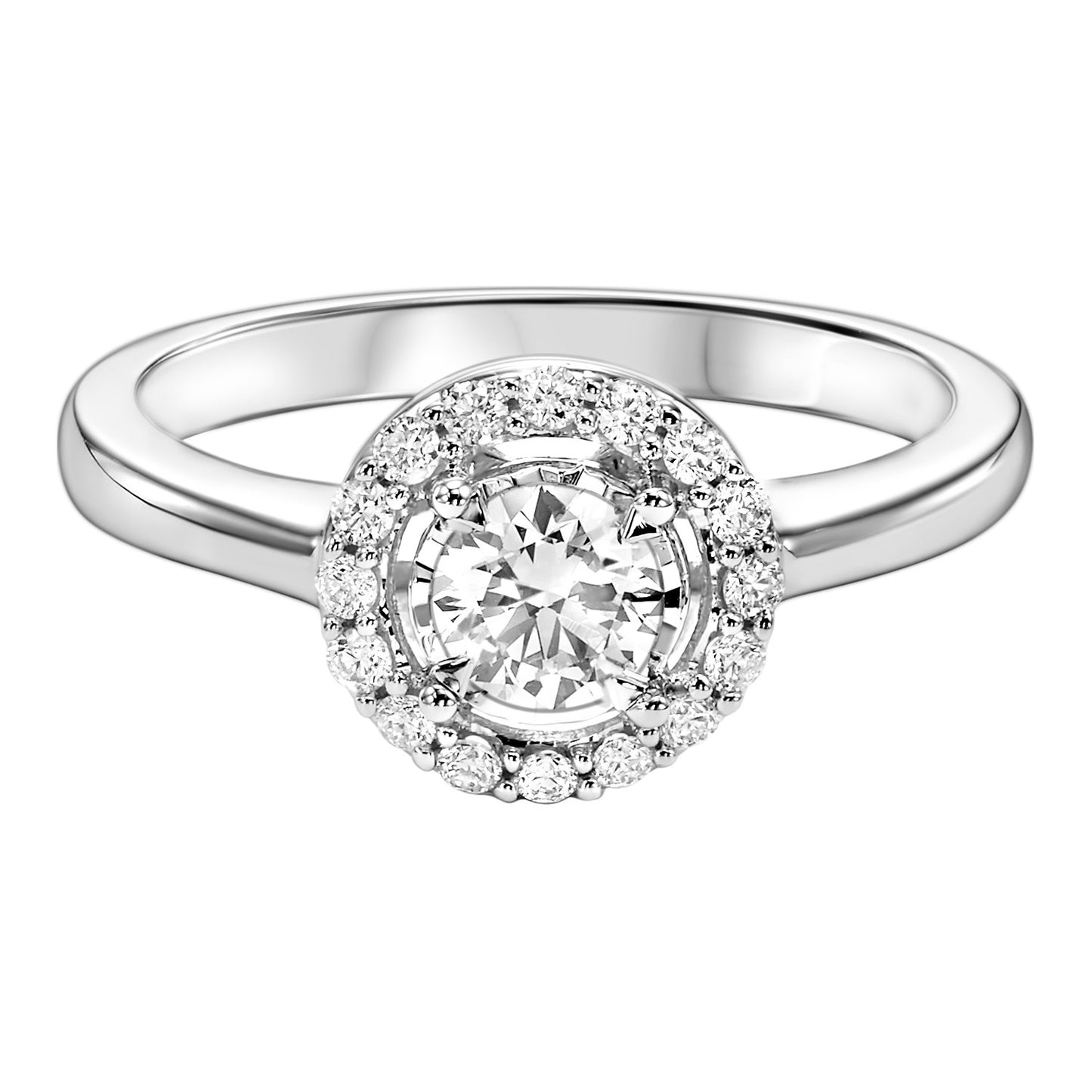 14K Diamond Engagement Ring 1/2 ctw