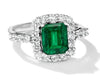 The Artistry of Platinum and the Rarity of a Costa Smeralda Emerald