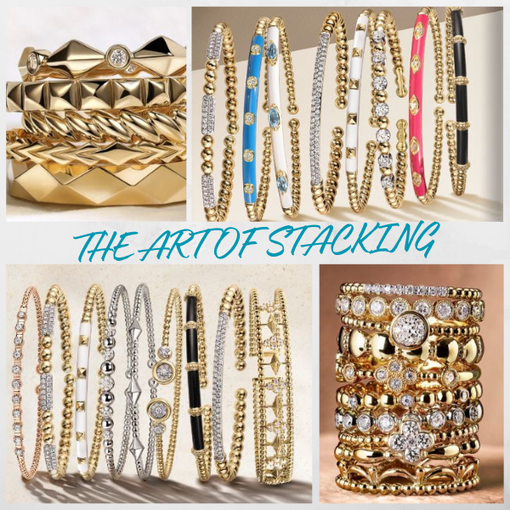 The Art of Stacking- Jewelry Blog Post | Gemmas Jewelers