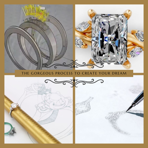 Custom Design Process for Engagement Ring - Gemmas Jewelers