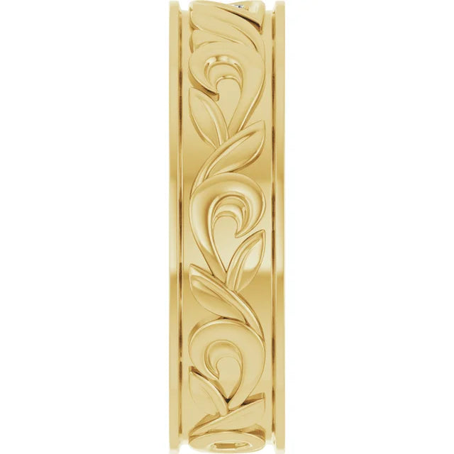 14K Gold Diamond Band