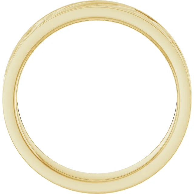 14K Gold Diamond Band