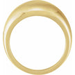 14K Gold Dome Ring