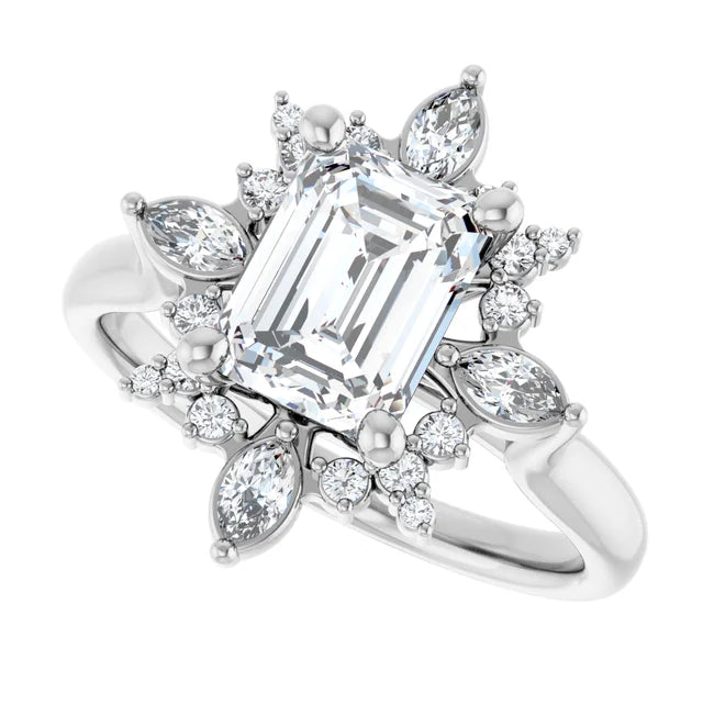 Unique Diamond Engagement Ring