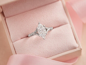 Marquise Vintage Inspired Engagement Ring