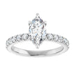 Natural Marquise Engagement Ring 
