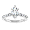 Natural Marquise Engagement Ring 