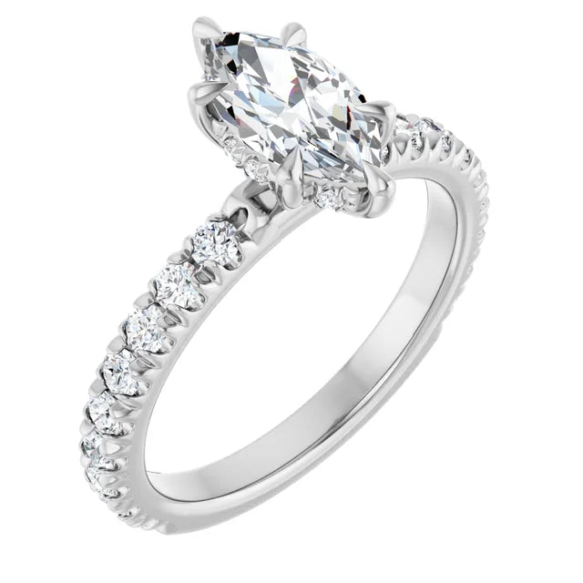 Natural Diamond GIA Certified Marquise Diamond