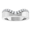 Diamond Contour Band 1/5ctw