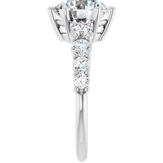 Custom 4 Carat Diamond Engagement Ring