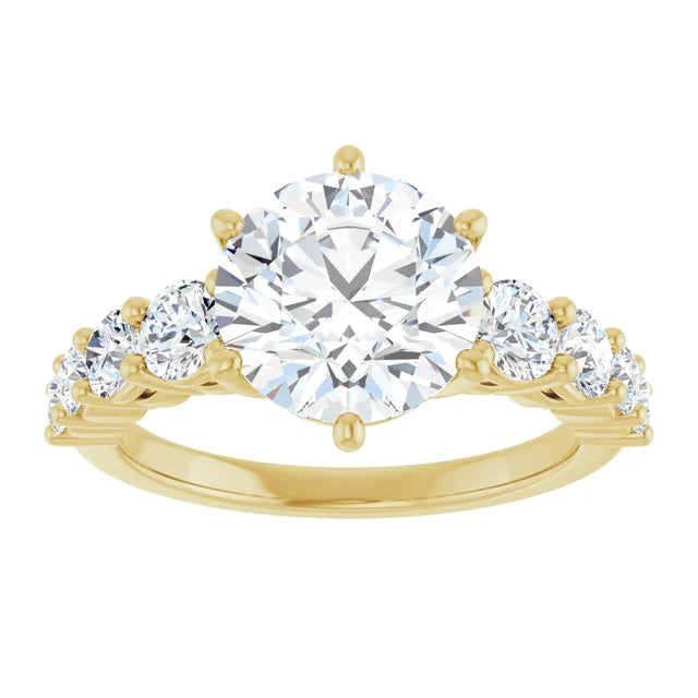 Custom 4 Carat Diamond Engagement Ring