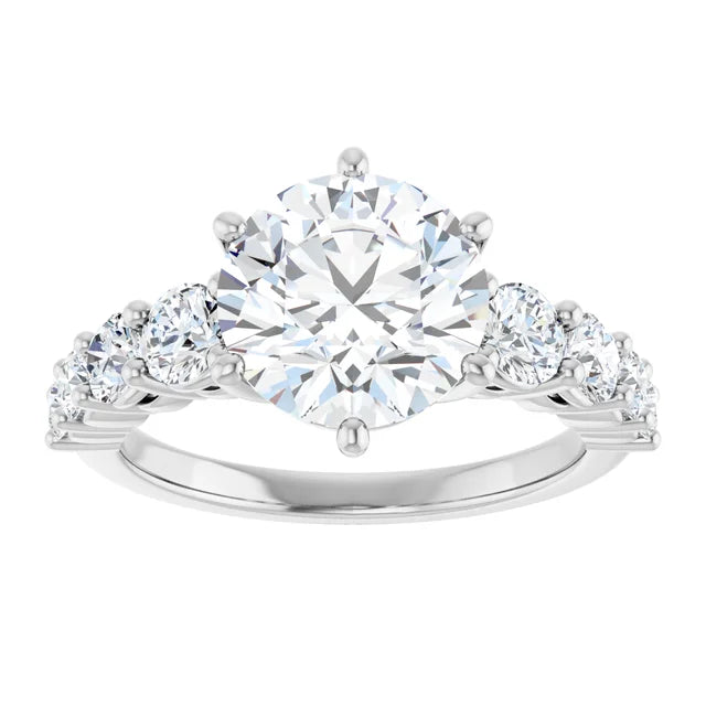 Custom 4 Carat Diamond Engagement Ring