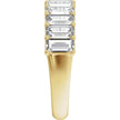 2.25 Carats Baguette Diamond Band