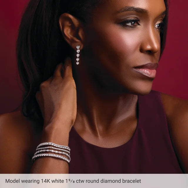 14K Yellow 1 5/8 CTW Lab-Grown Diamond Line 7