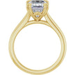 3 Carat Emerald Cut Solitaire Engagement Ring
