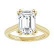 3 Carat Emerald Cut Solitaire Engagement Ring