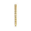 14K Yellow Gold Bujukan Beaded Stackable Ring