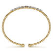 14K Yellow Gold Bujukan Diamond Linked Bangle