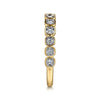 14K Yellow Gold Diamond Stackable Ring