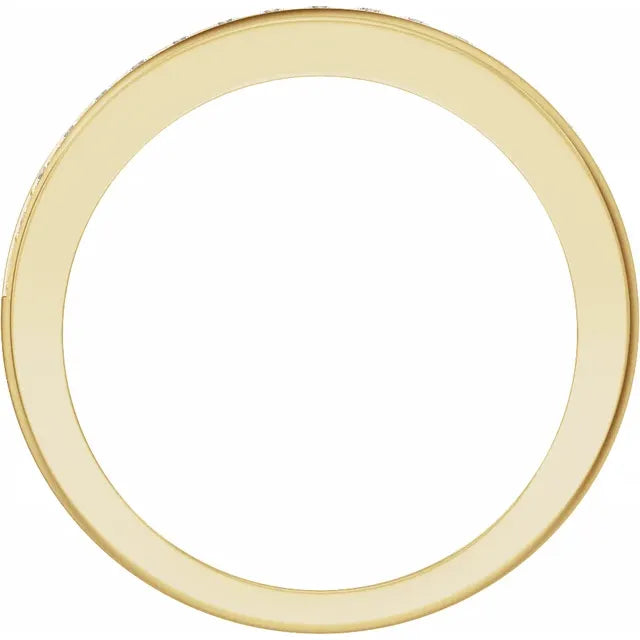 Men's Wedding Band 14k Two Tone