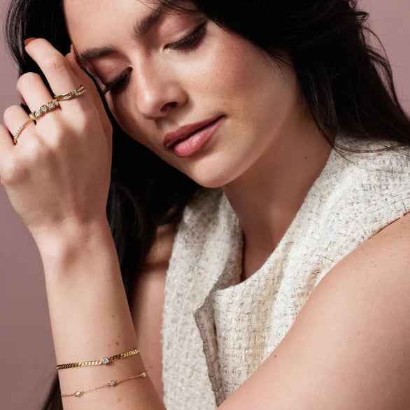 Gold Cuban Link Bracelet 