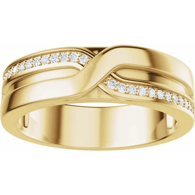 6mm 14k Yellow Gold Band