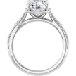 1.75ctw Round Brilliant Vintage Inspired Engagement Ring