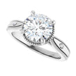 1.75ctw Round Brilliant Vintage Inspired Engagement Ring