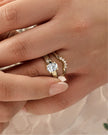 Vintage Inspired Custom Engagement Bridal Set 