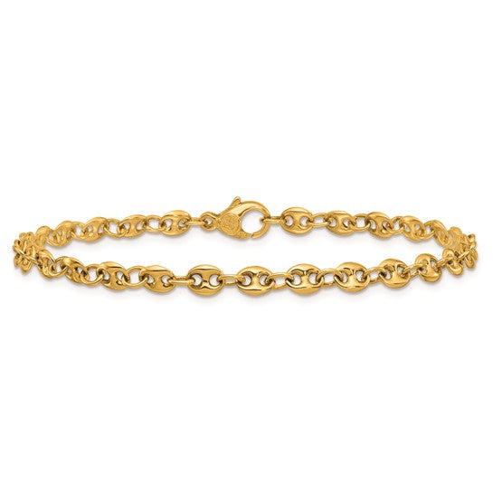 18k Gold Mariner Link Bracelet