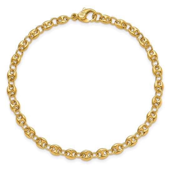 18k Gold Mariner Link Bracelet