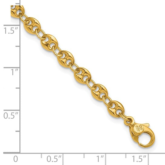 18k Gold Mariner Link Bracelet