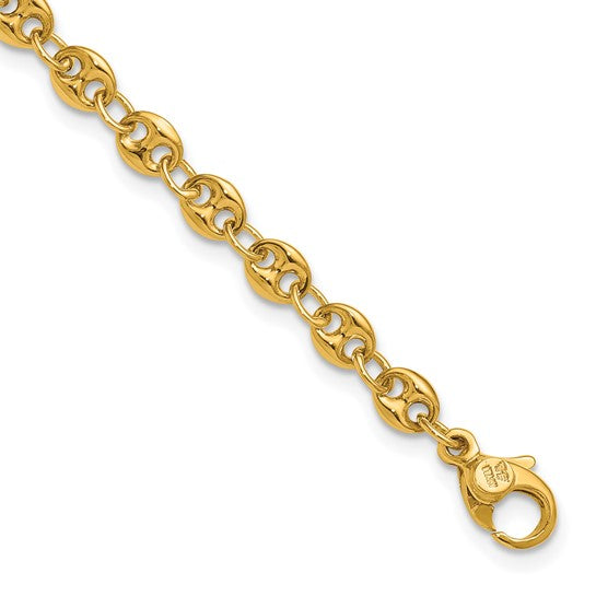 18k Gold Mariner Link Bracelet