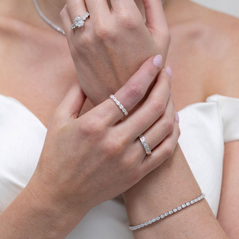 Mixed Shape Diamond Band