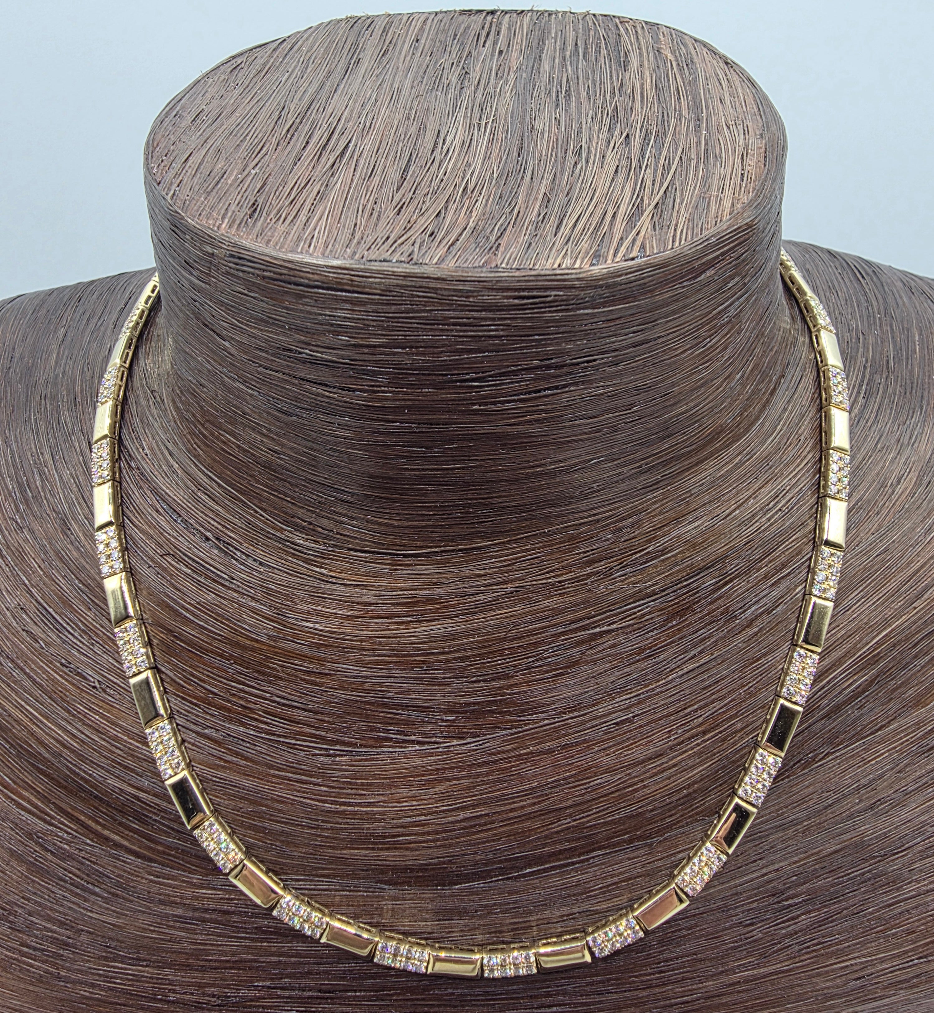 Bold & Striking LeVian Nude Diamond Necklace in 14K Honey Gold