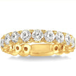 yellow gold 2 carat band 