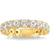 yellow gold 2 carat band 