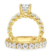 3 Carat Round Cut Bridal Set VS