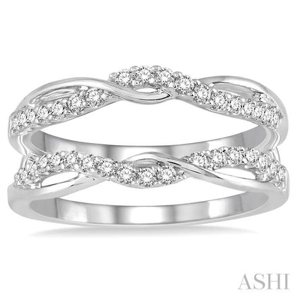 3/8 ctw Round Diamond Insert Ring in 14K Yellow Gold