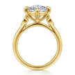 4 Carat Oval Cut Gabriel & Co Engagement Ring
