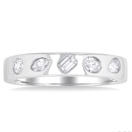 Mixed Shape Diamond Band