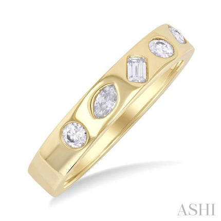 Mixed Shape Diamond Band