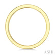 Modern Design 1/4ct Flush Bezel Set Diamond Fashion Band in 14K Yellow Gold