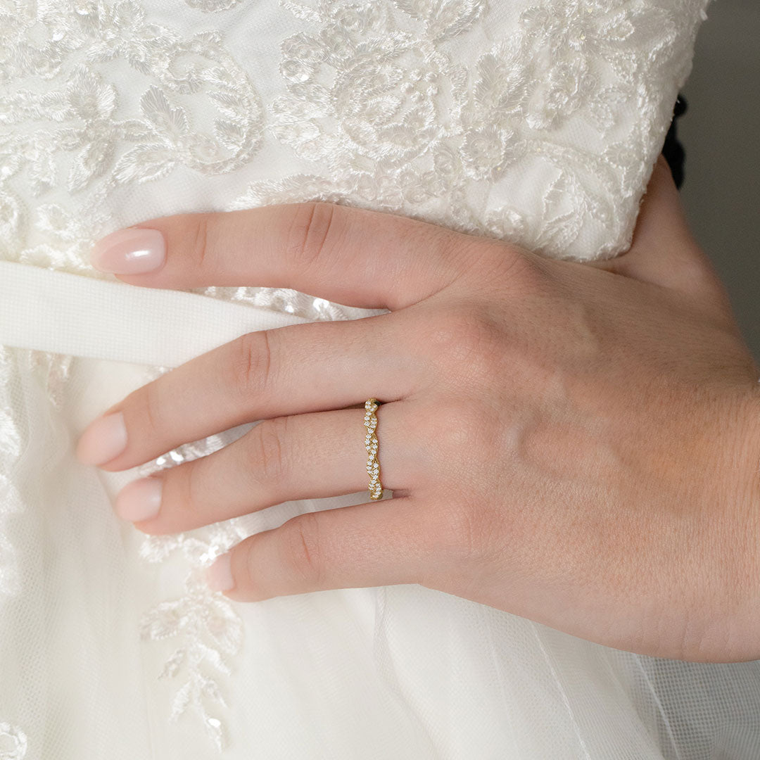 Stackable Diamond Fashion Band