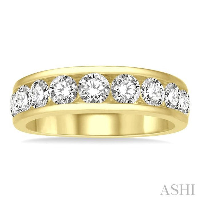 2 Carat 11 Stone Channel Set Diamond Band